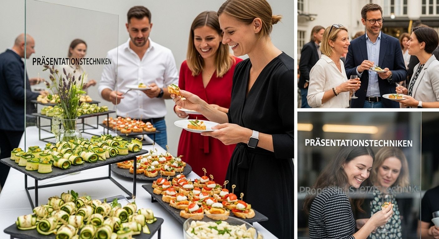italienisches fingerfood präsentation event