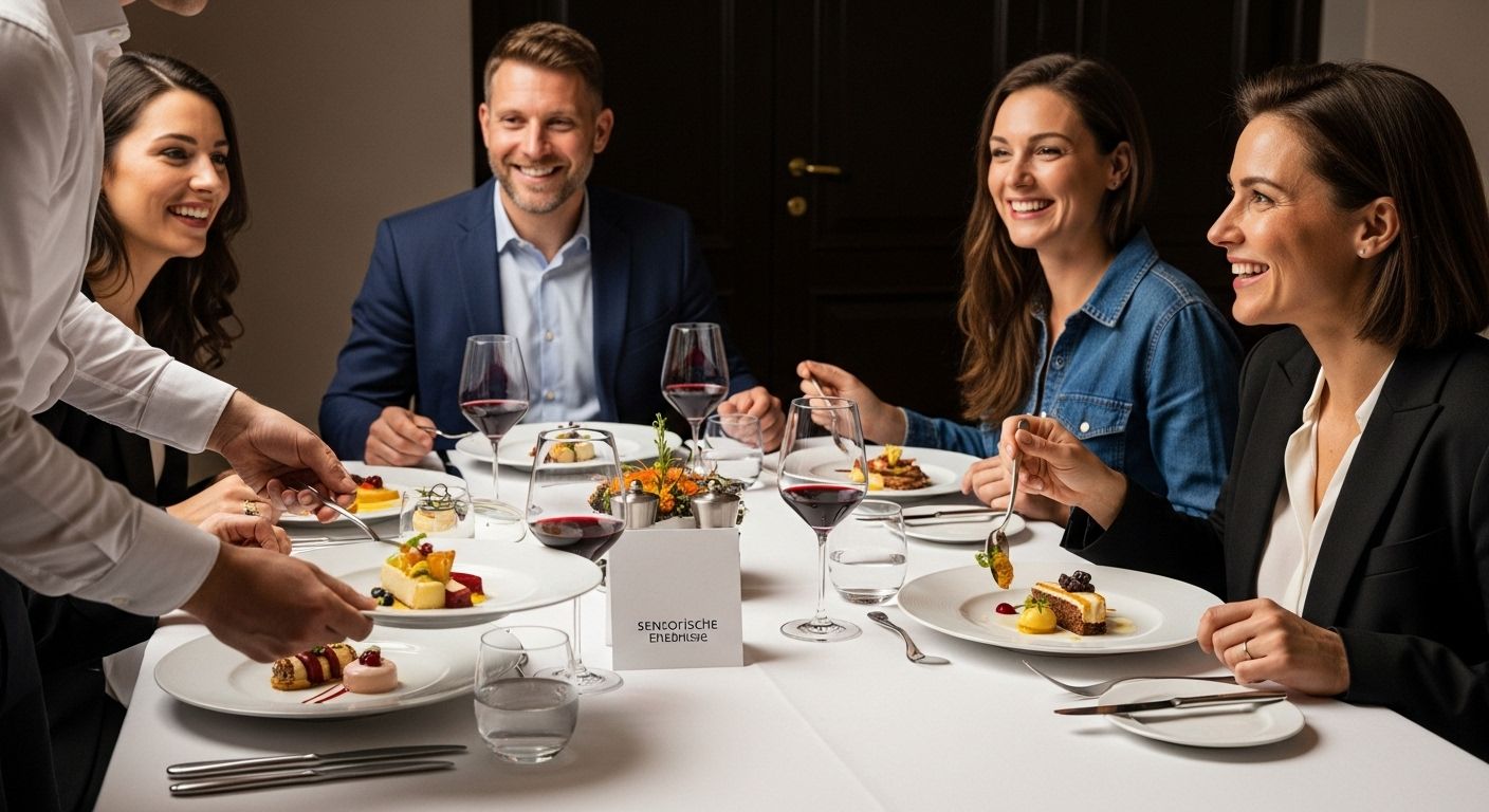 sensorische Erlebnisse Degustationsmenü