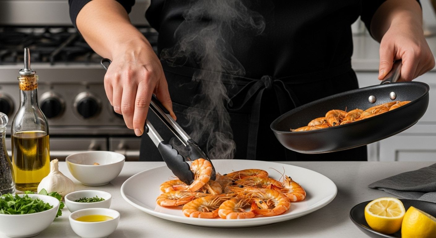 meeresfrüchte kochen anrichten
