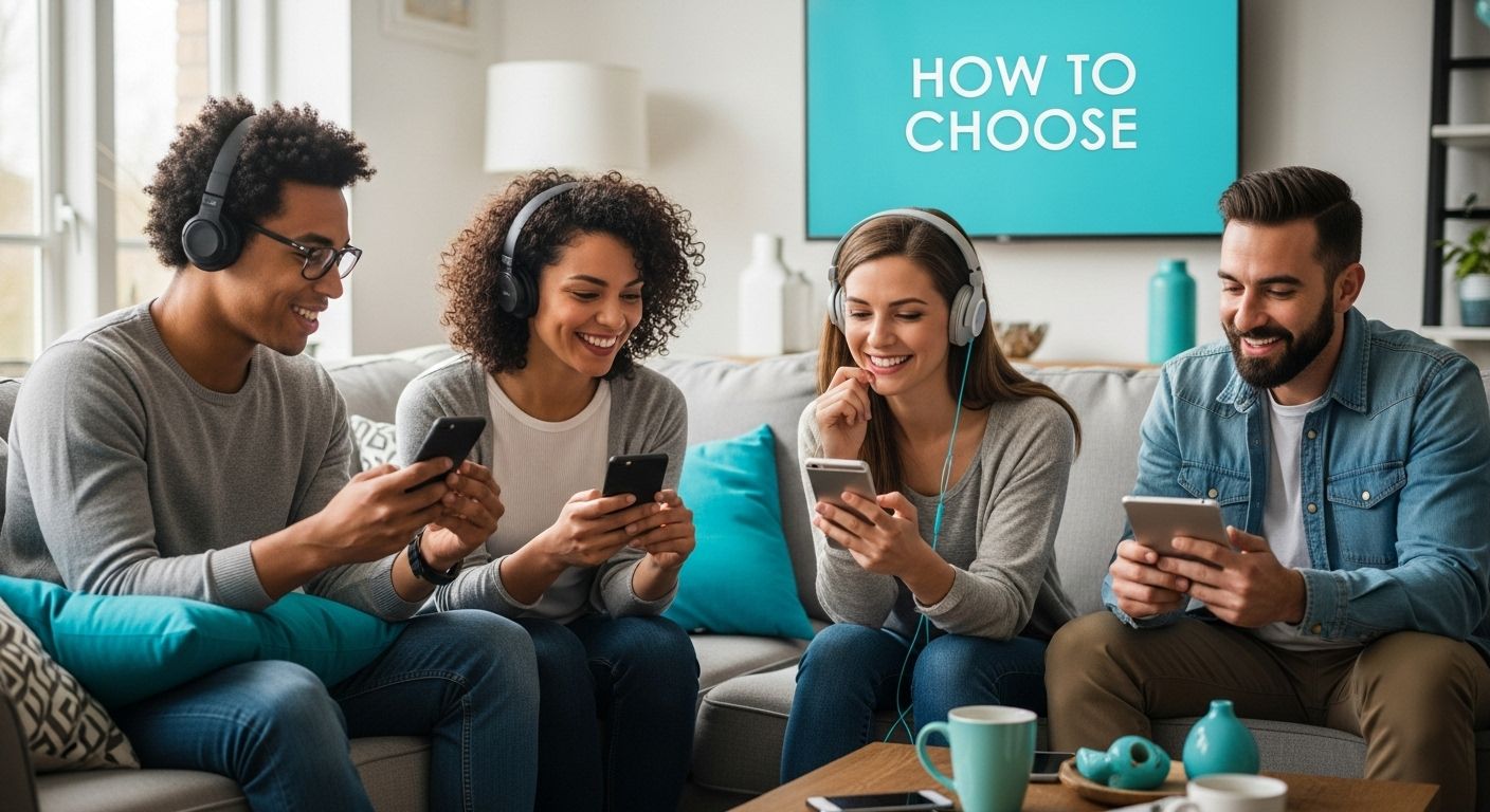 choose podcasts listening