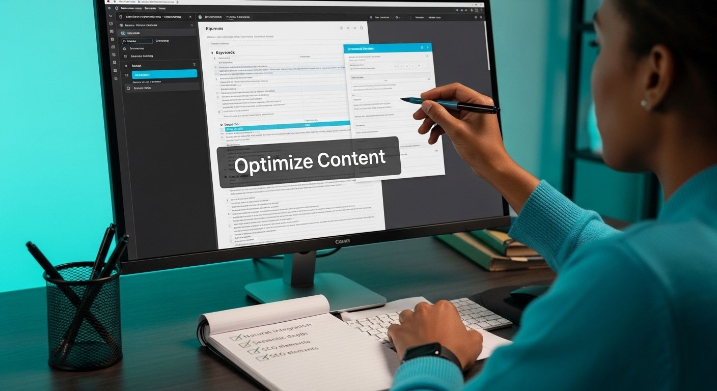 content optimization step