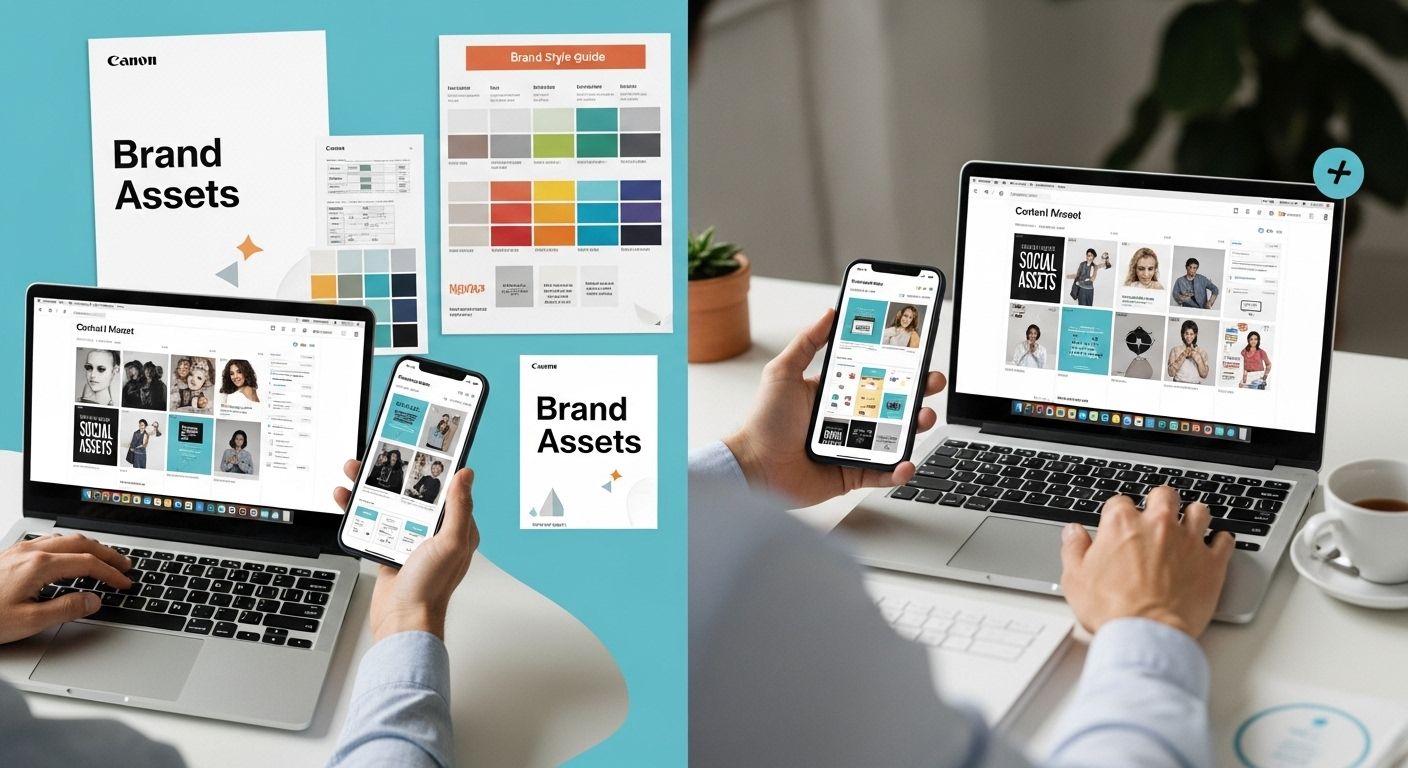 brand assets creation demonstration