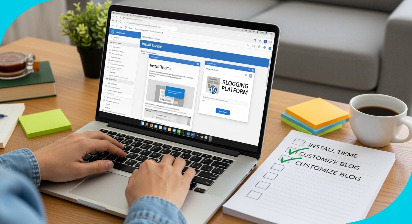 WordPress blog setup demo