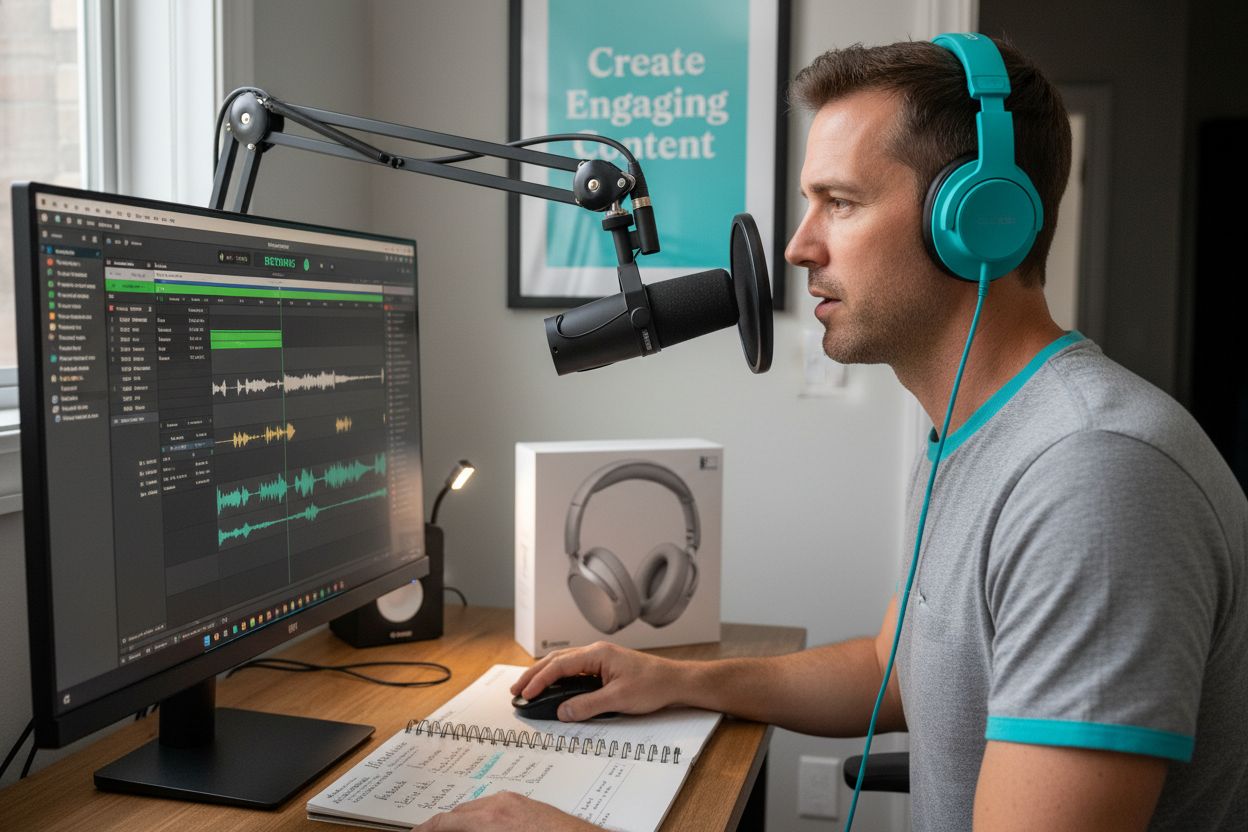 podcast product review recording