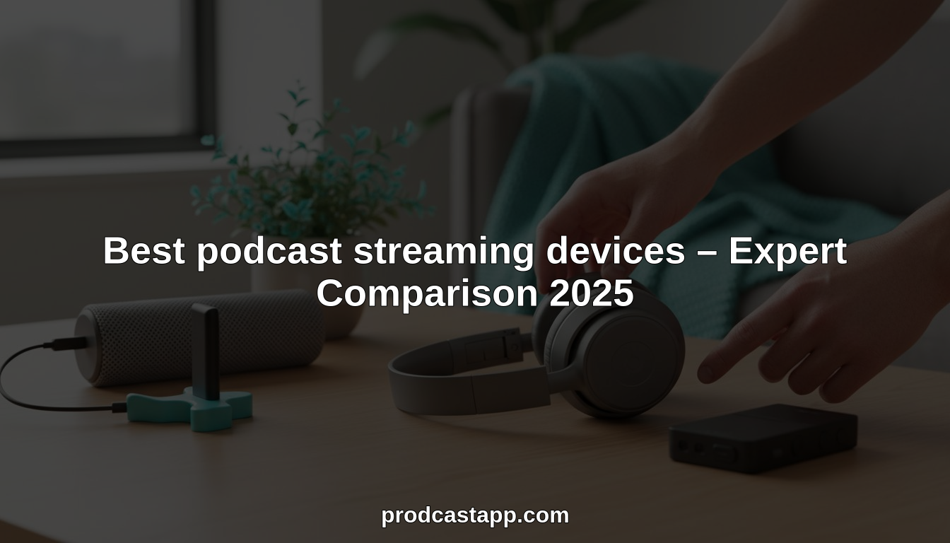 podcast streaming devices hero header image