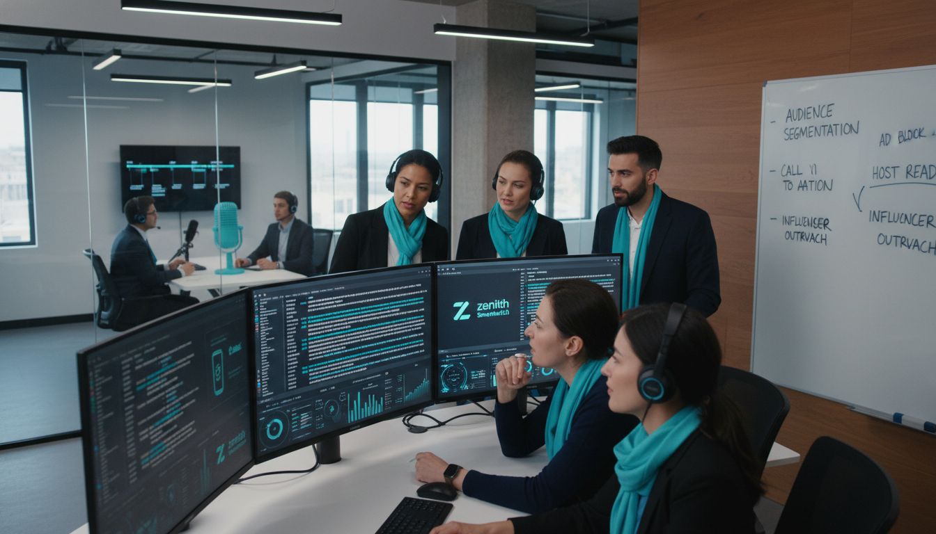 podcast ad workspace