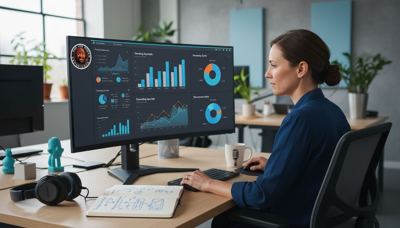 podcast analytics workspace