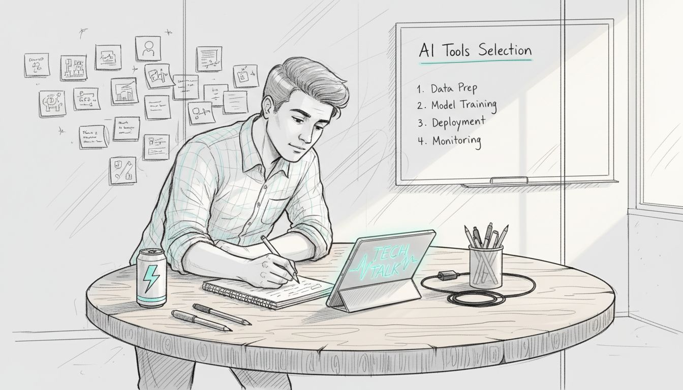 Tech worker listens to AI tool podcast