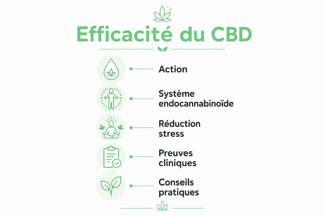 Infographie : découvrez les différentes étapes d’action du CBD pour apaiser l’anxiété chez votre chien