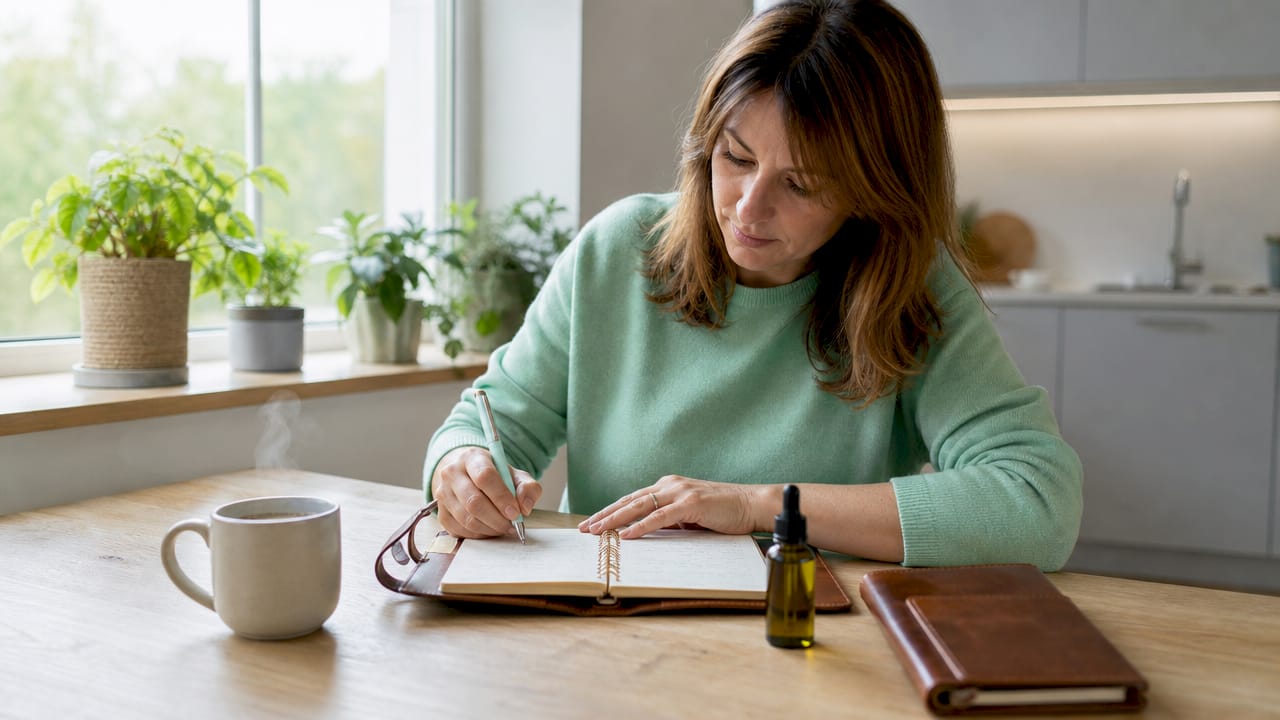Prise de notes sur le dosage du CBD