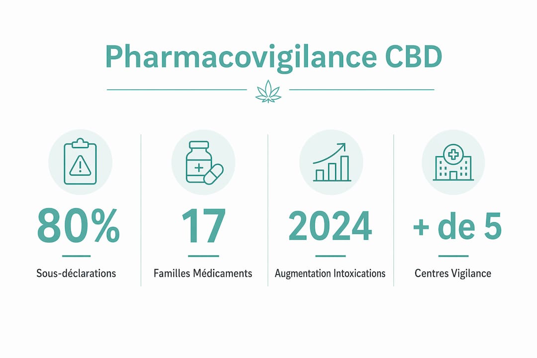 Les essentiels de la pharmacovigilance du CBD en un coup d’œil