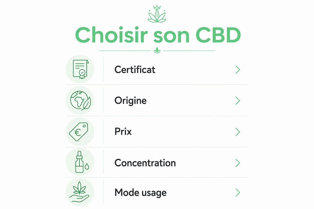 Infographie : comment bien choisir son CBD en France ?