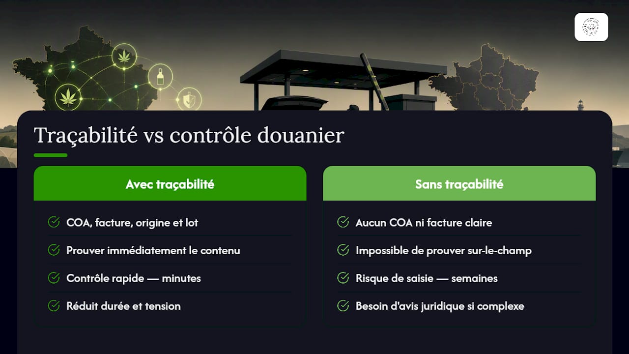 Ce que la traçabilité change vraiment face à un contrôle — overview diagram