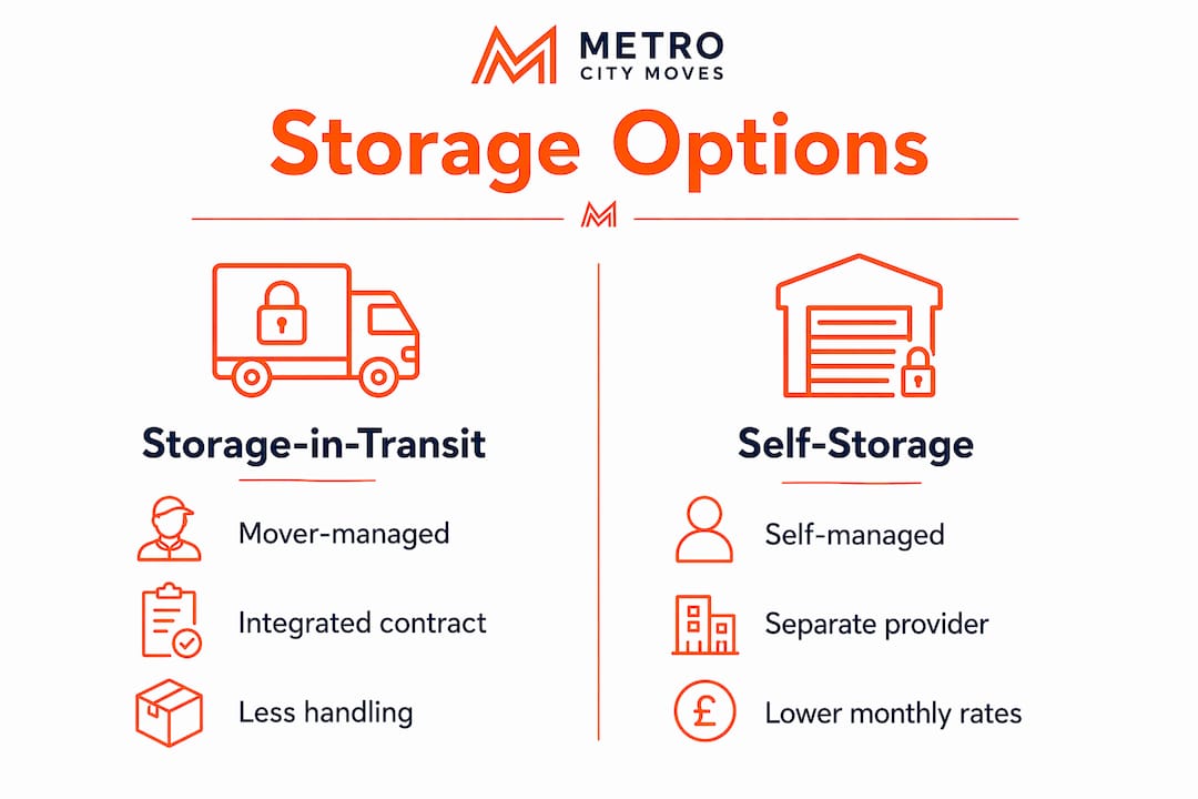 Infographic comparing storage-in-transit and self-storage