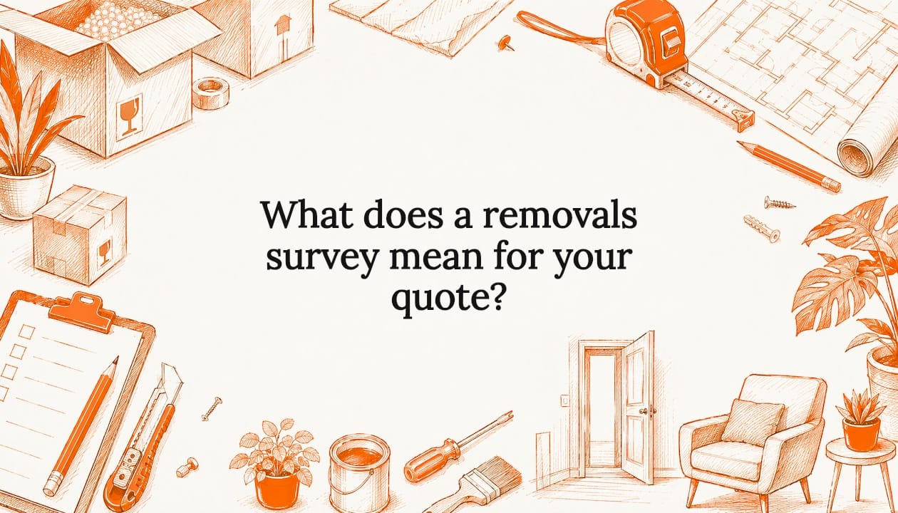 Decorative removals survey title card illustration