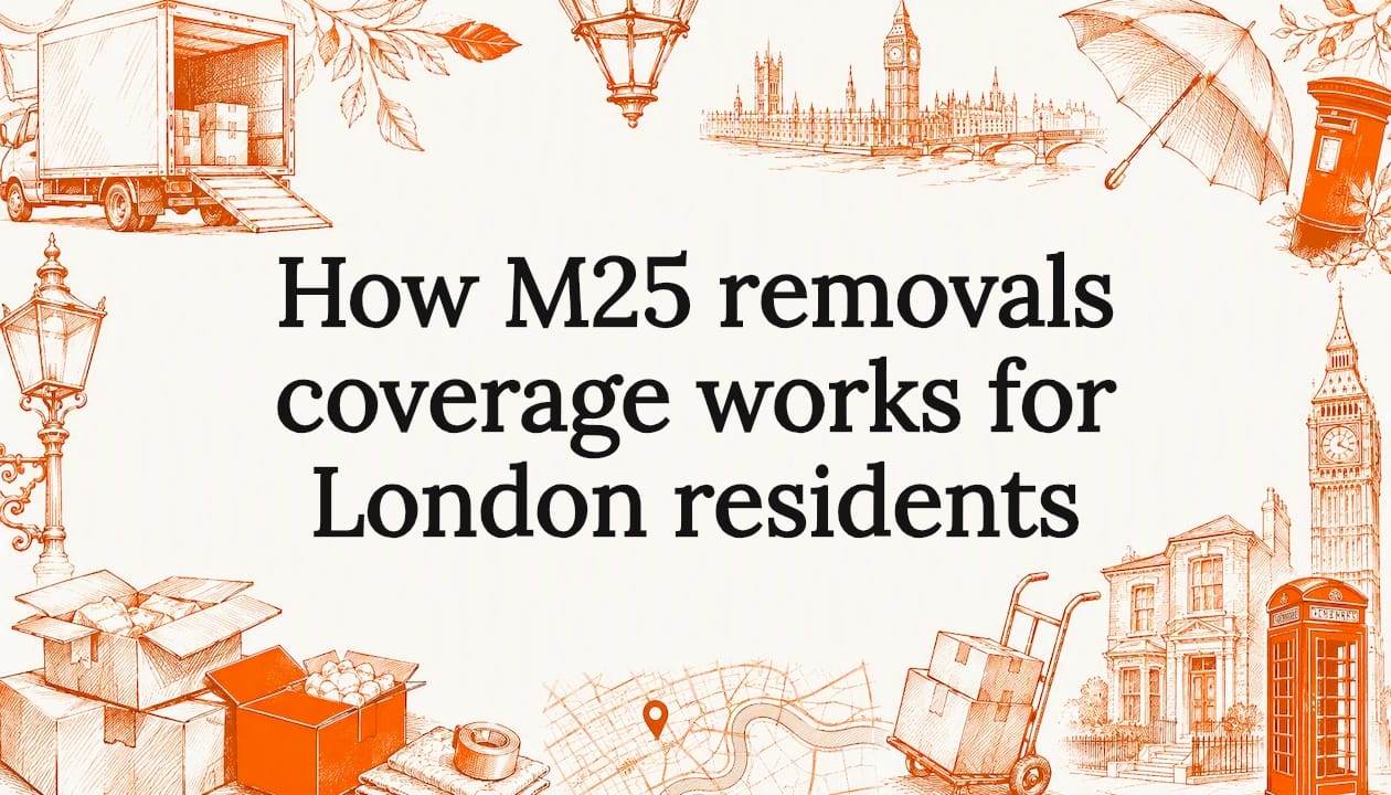Decorative title card illustration for removals coverage