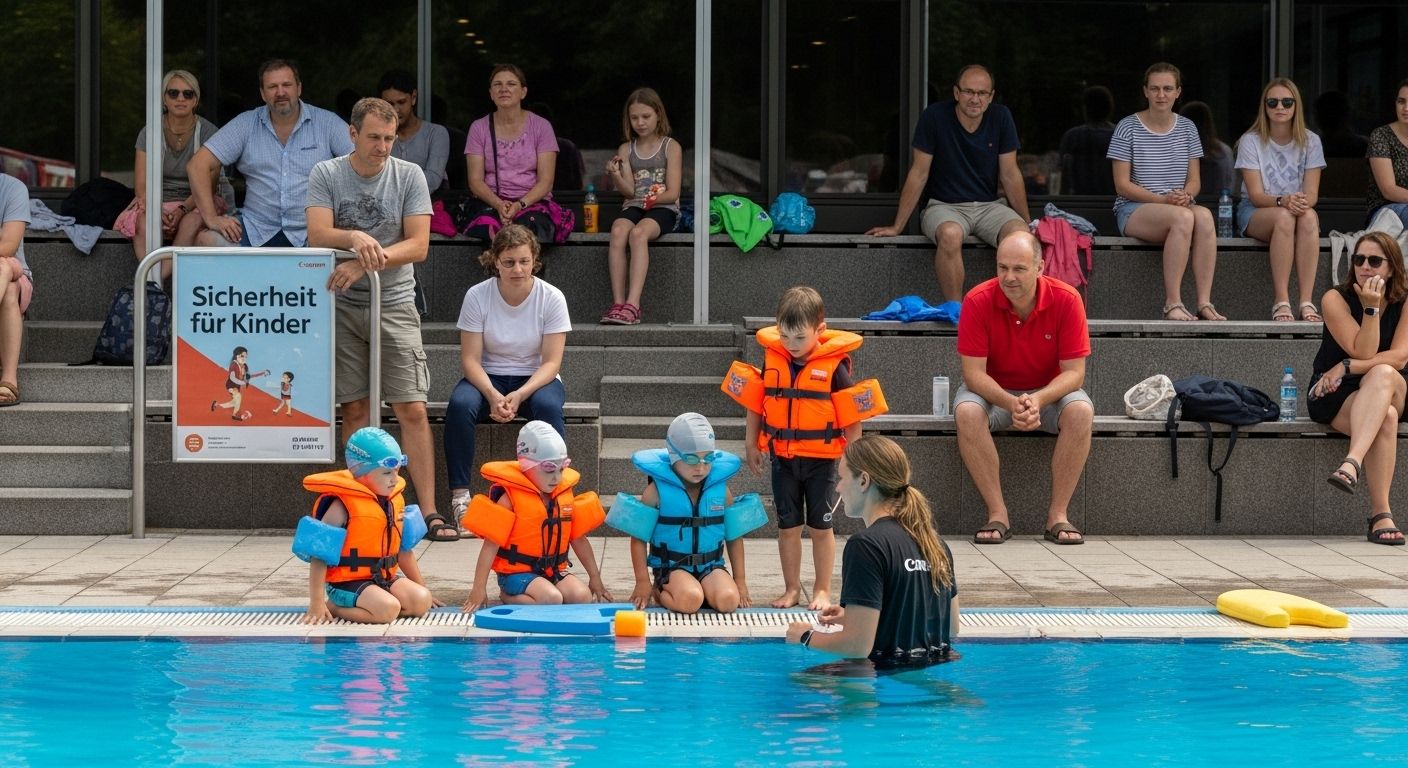 Kindersicherheit Schwimmen Freibad