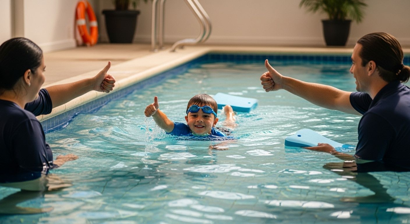 bobby schwimmabzeichen anforderungen kind schwimmt
