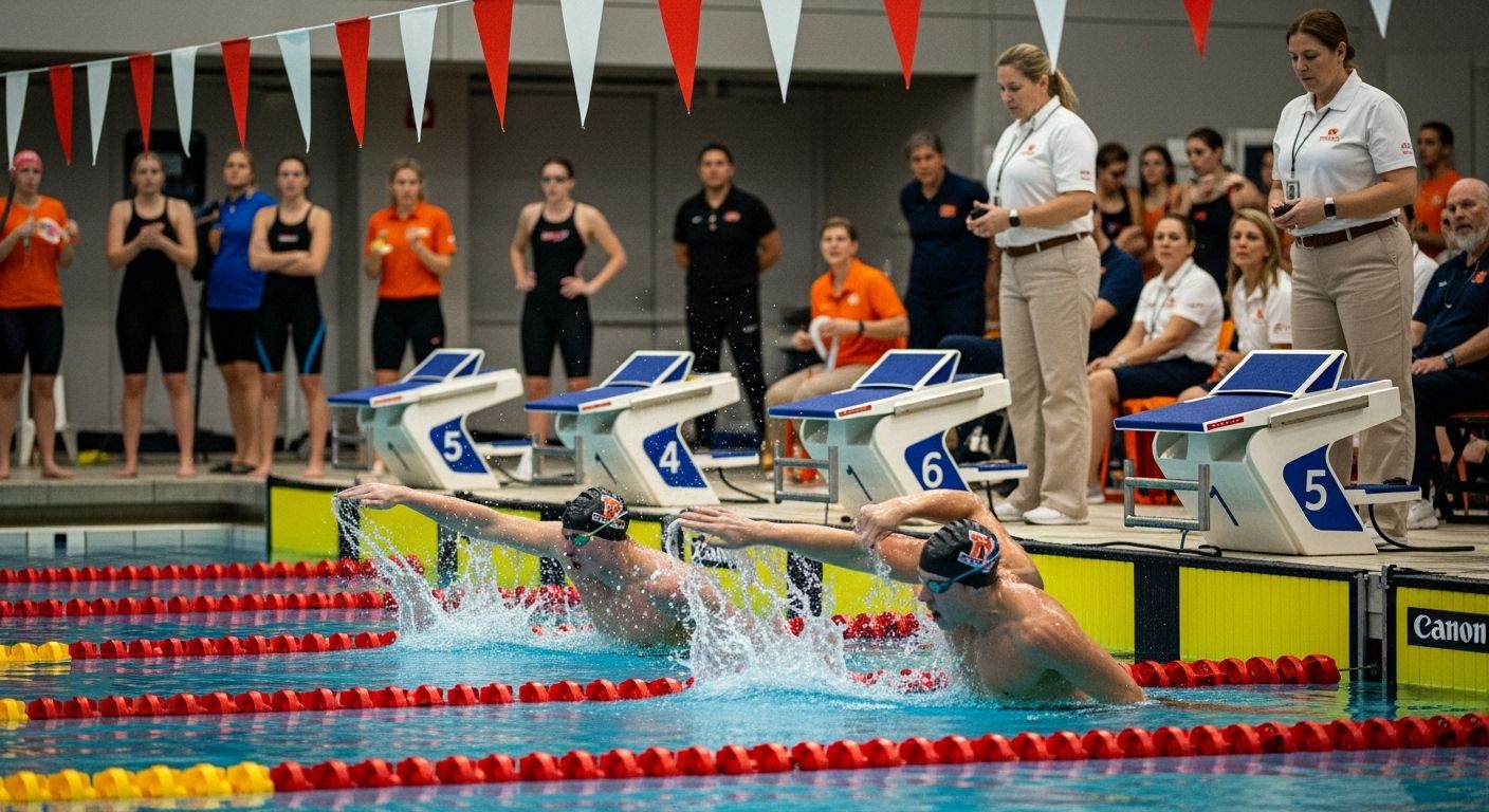 stoppuhr schwimmwettkampf