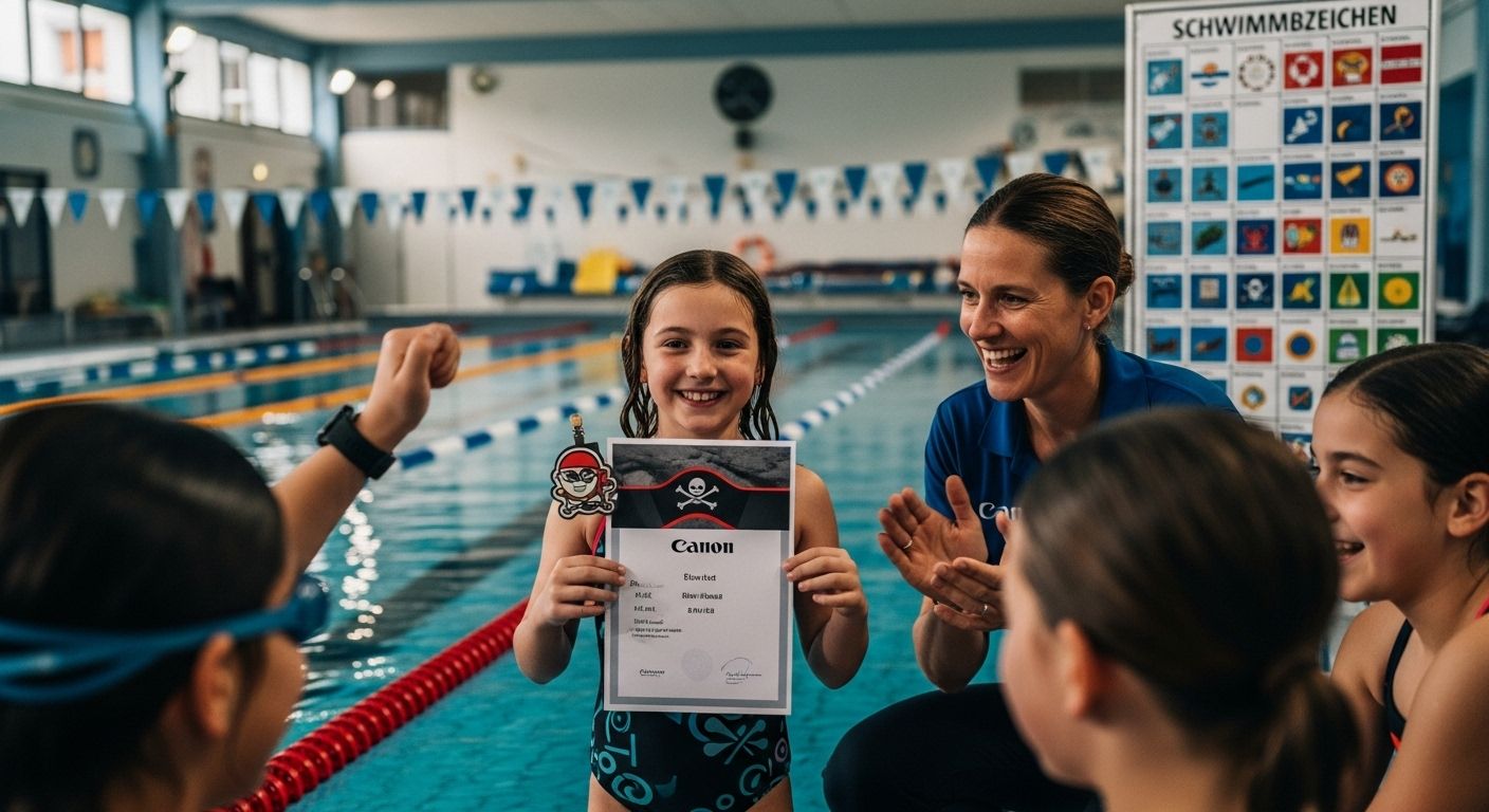 piraten schwimmabzeichen kinder motivation