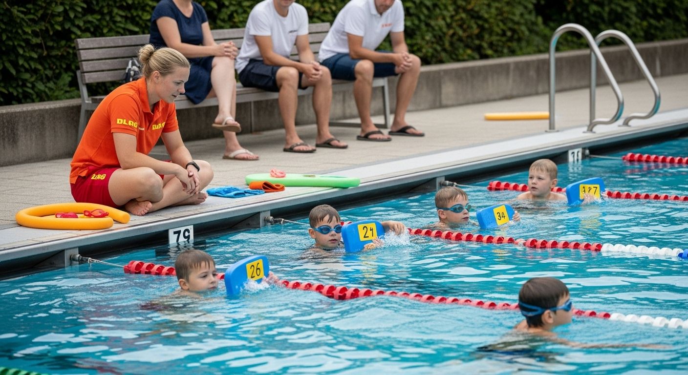 DLRG Schwimmtraining Kinder