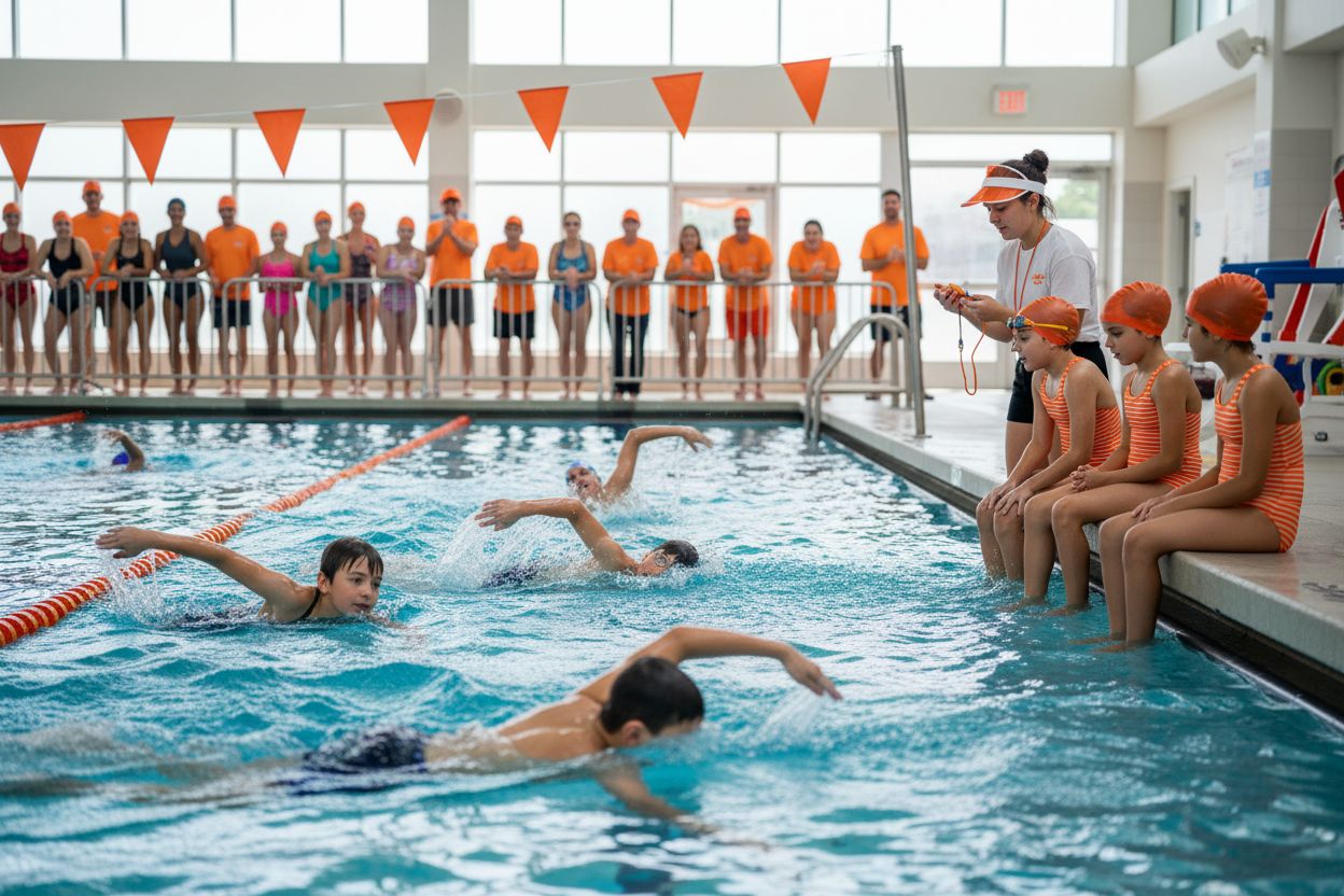 schwimmabzeichen prüfung kinder pool