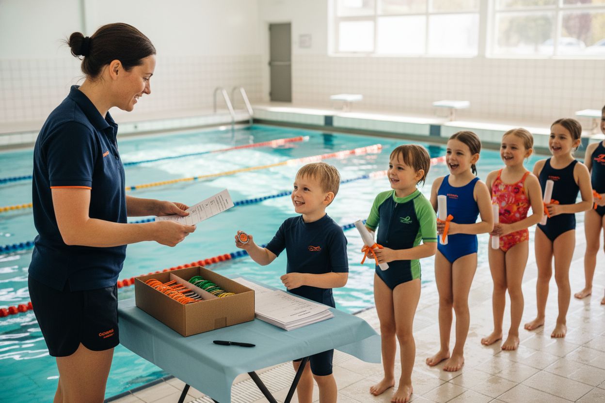 schwimmabzeichen verteilung gruppe
