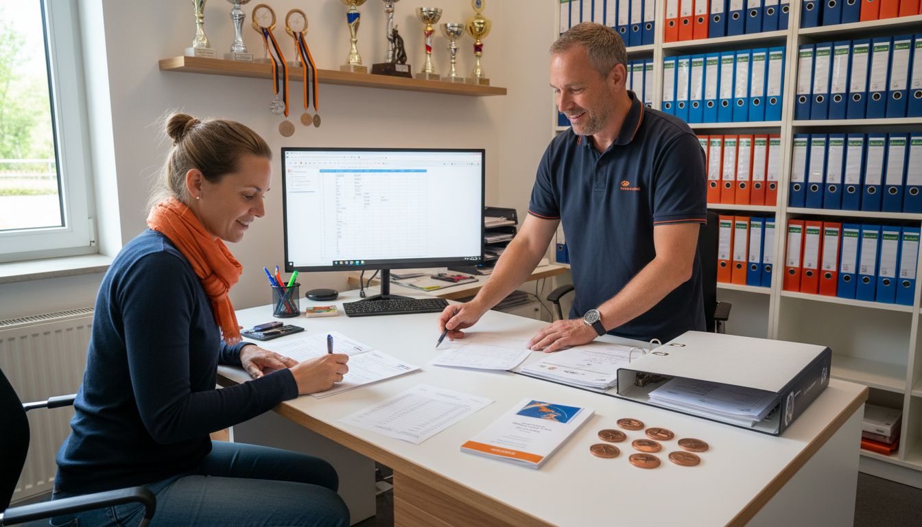 schwimmverein anmeldung büro