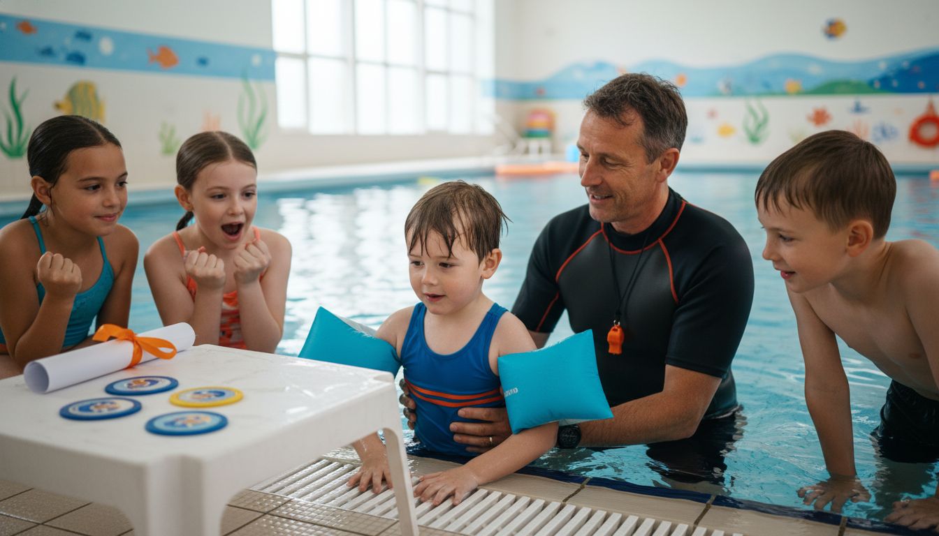 kinder schwimmkurs urkunde