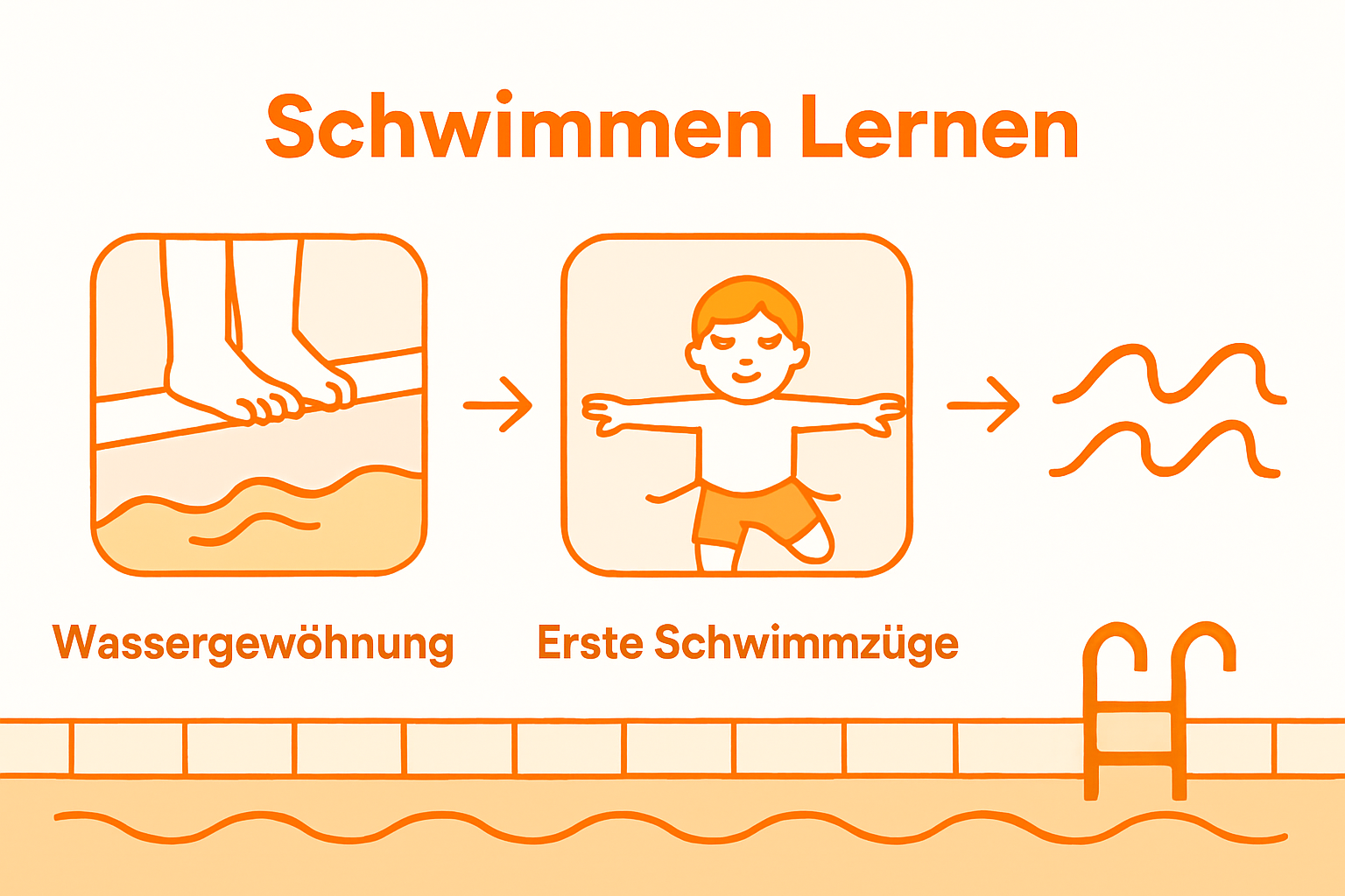 Schritt-für-Schritt-Anleitung: So lernen Kinder schwimmen – eine anschauliche Übersicht