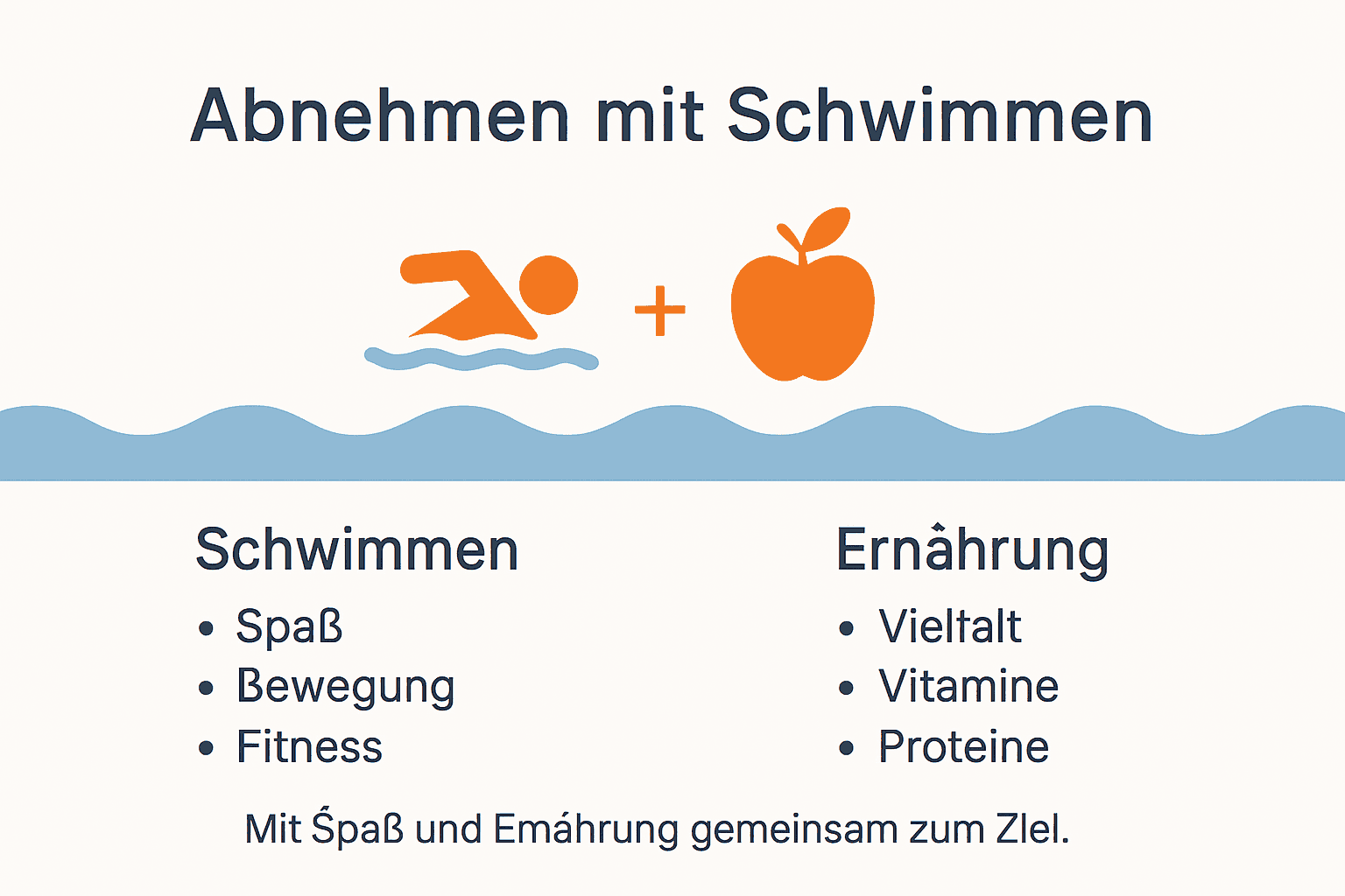 Infografik: So unterstützen Ernährung und Schwimmen die gesunde Entwicklung von Kindern