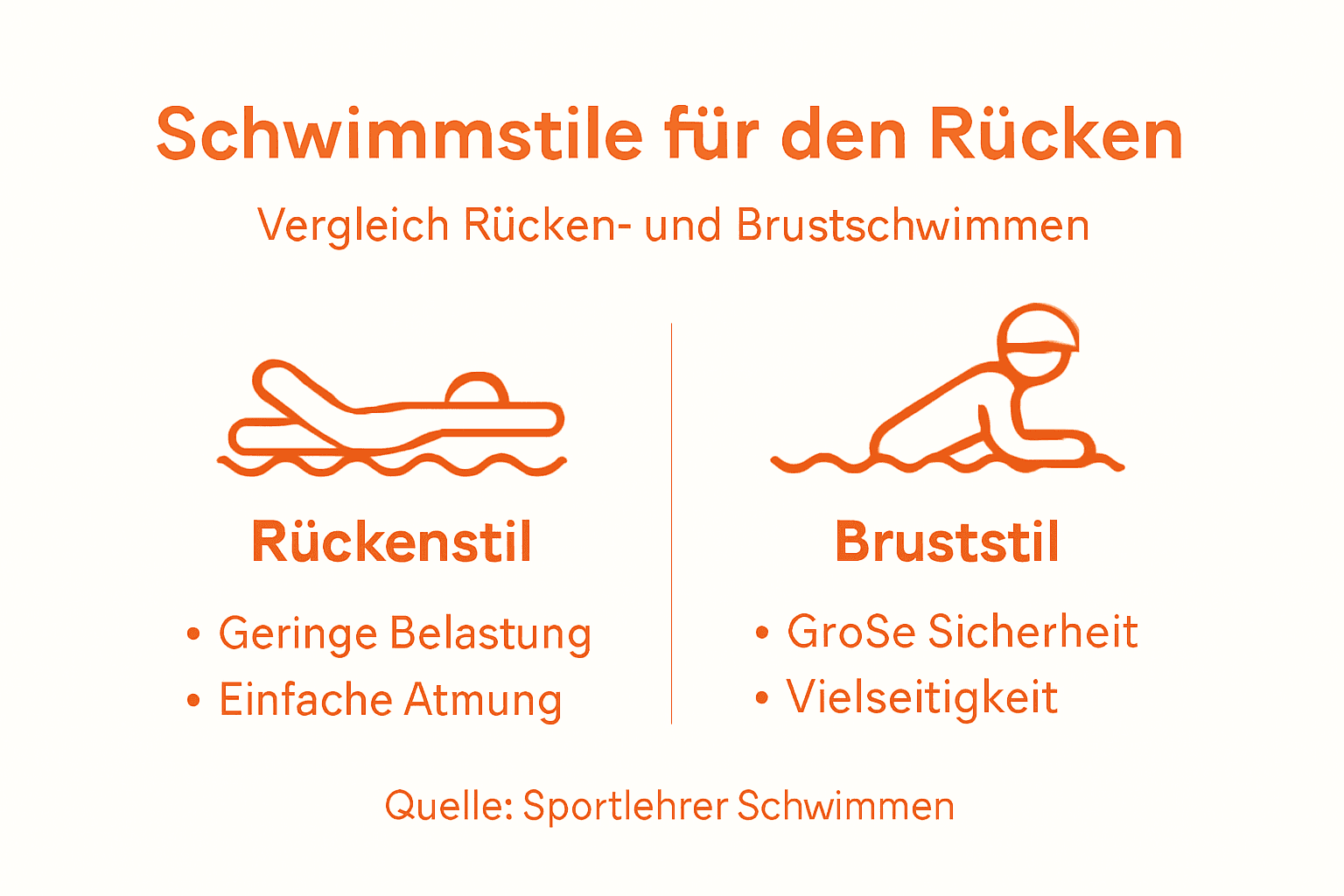 Which swimming styles are particularly suitable for children? An overview of the benefits of backstroke