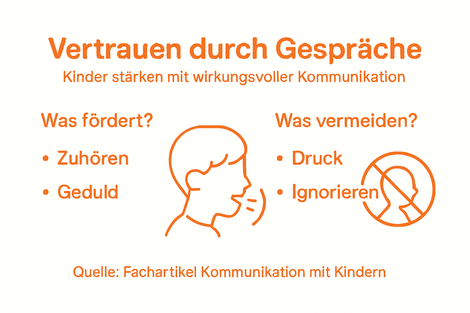 Infographic: How trust is built - through personal conversations and helpful advice