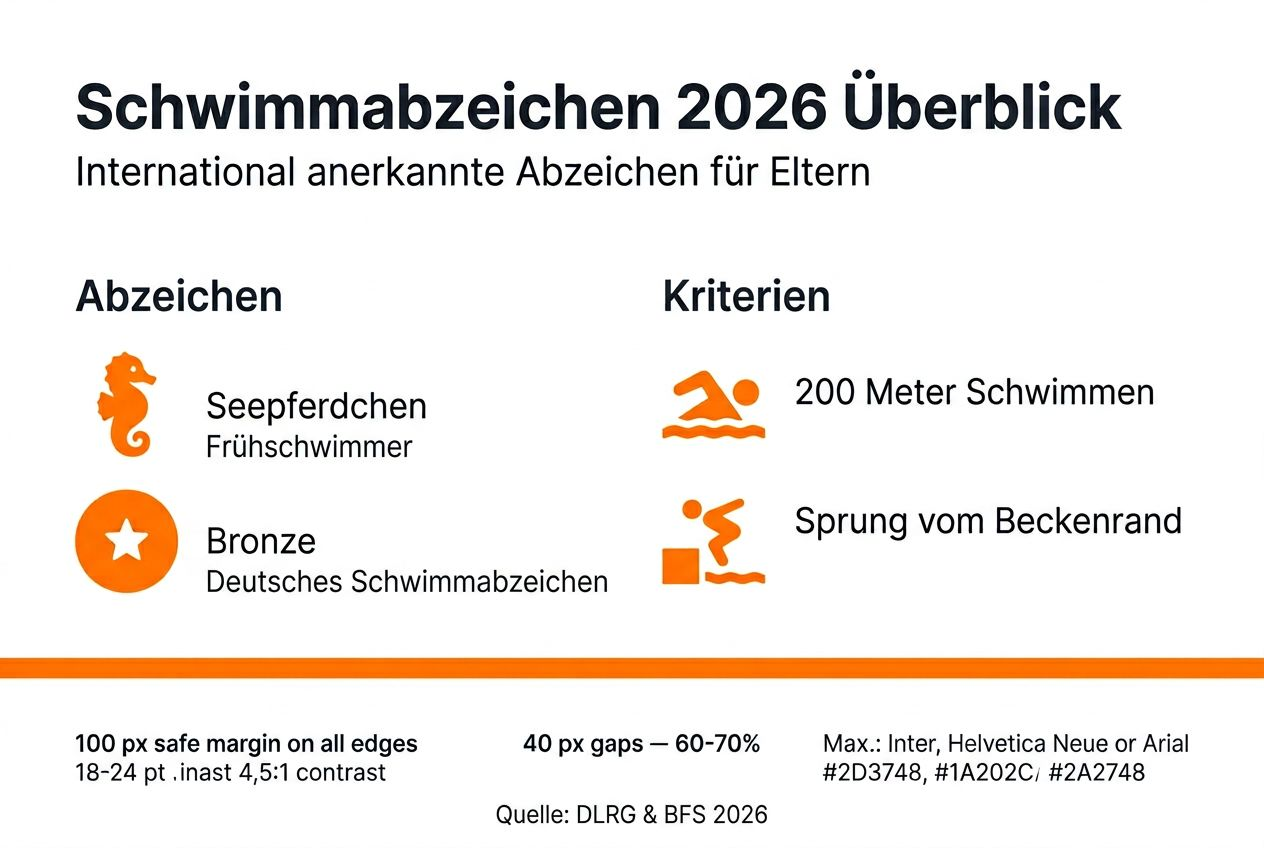 Swimming Badges 2026 – All important information at a glance
