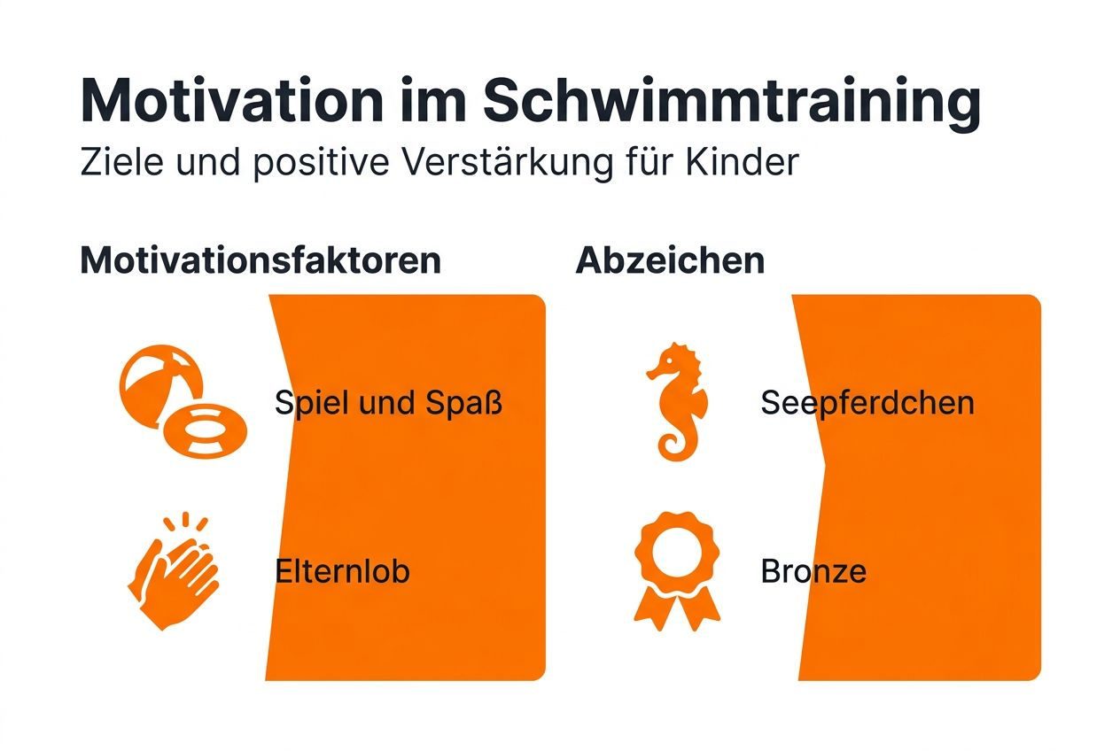 Motivation Infographic: How to Inspire Preschoolers for the Swim Badge