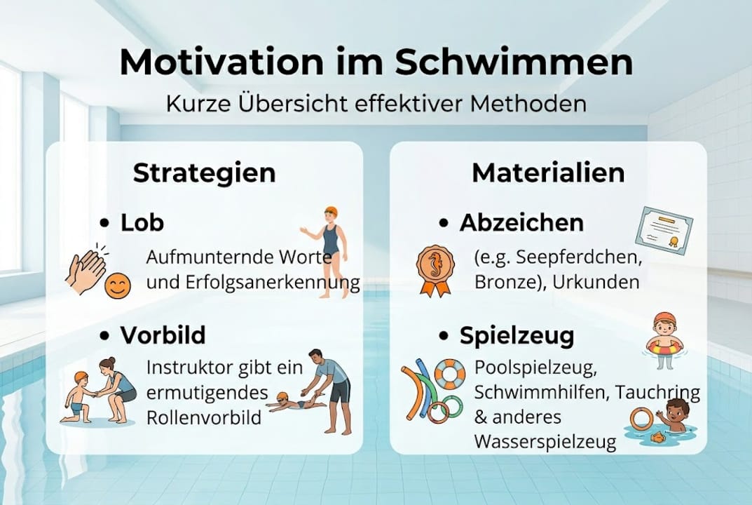 Motivation beim Schwimmen – Tipps und Methoden auf einen Blick