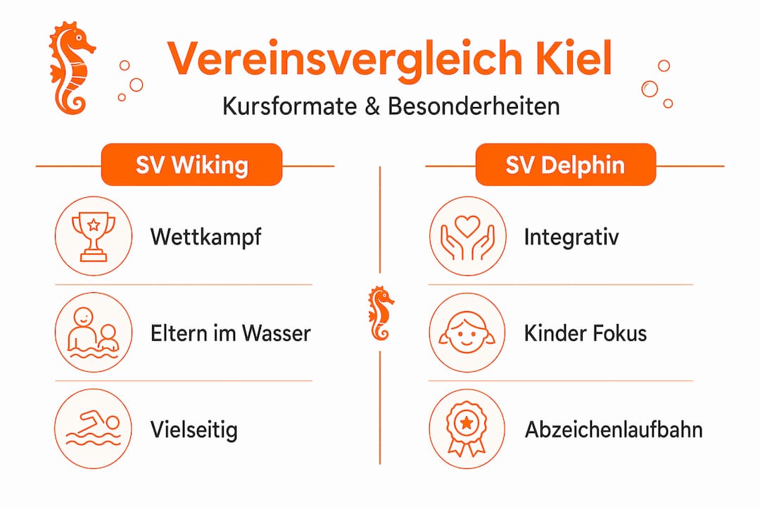 Übersicht: Die Kieler Schwimmvereine im Vergleich
