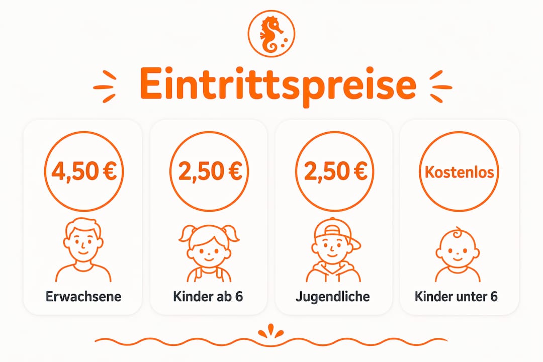 Übersicht der Eintrittspreise im Hallenbad Michelstadt