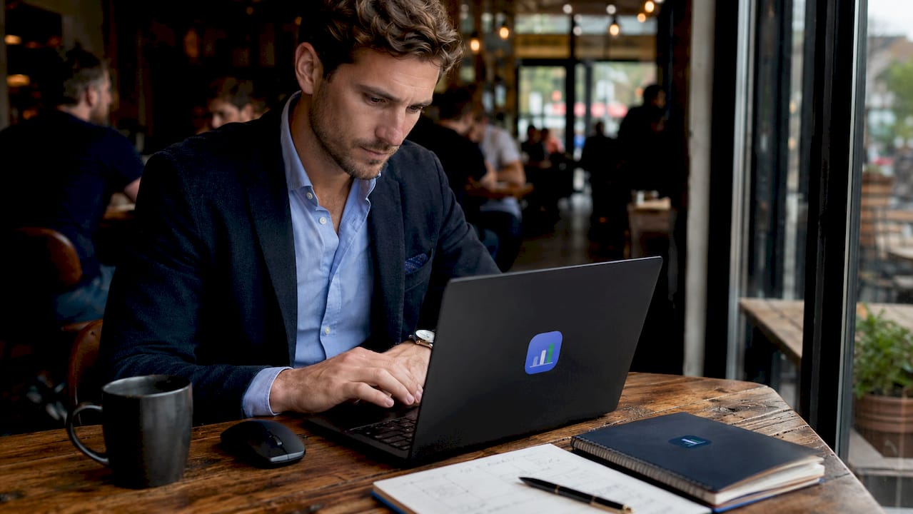 Trader reviewing multi-account mirroring setup