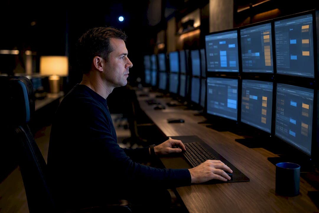 Trader monitoring copied OCO orders