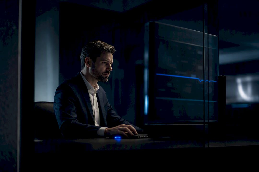 Trader monitoring a daily loss threshold