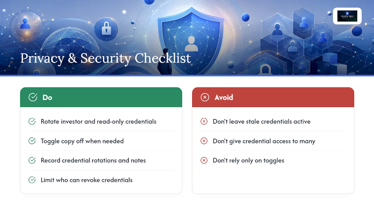 Privacy and Security Considerations When Excluding Accounts — overview diagram