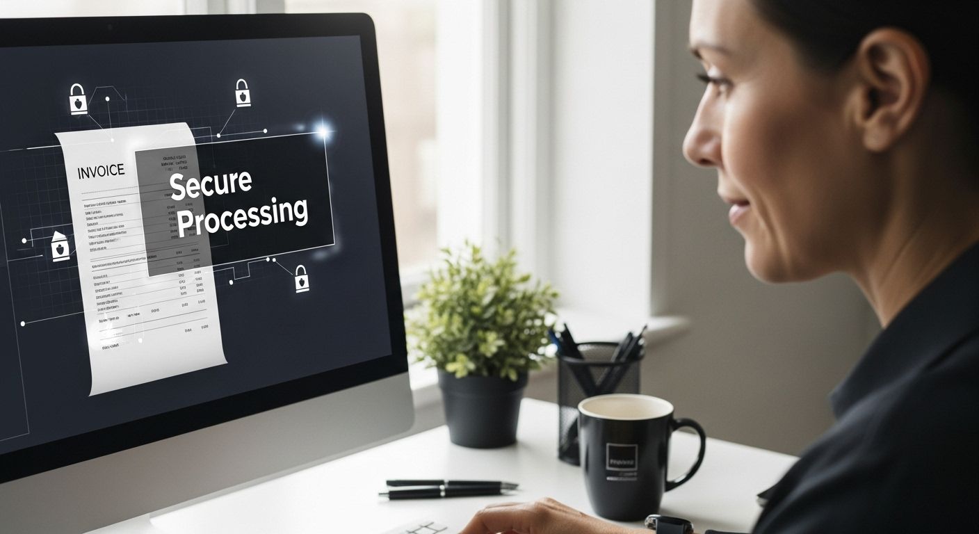 secure invoice processing desktop
