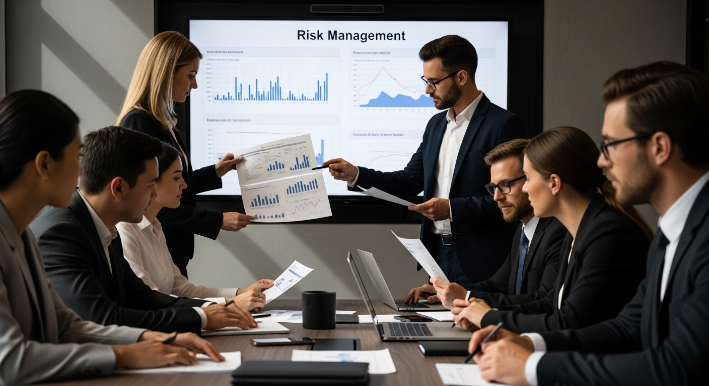finance risk management teamwork