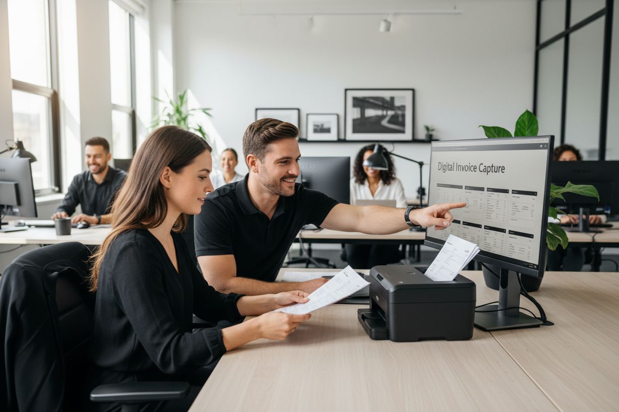 digital invoice capture office