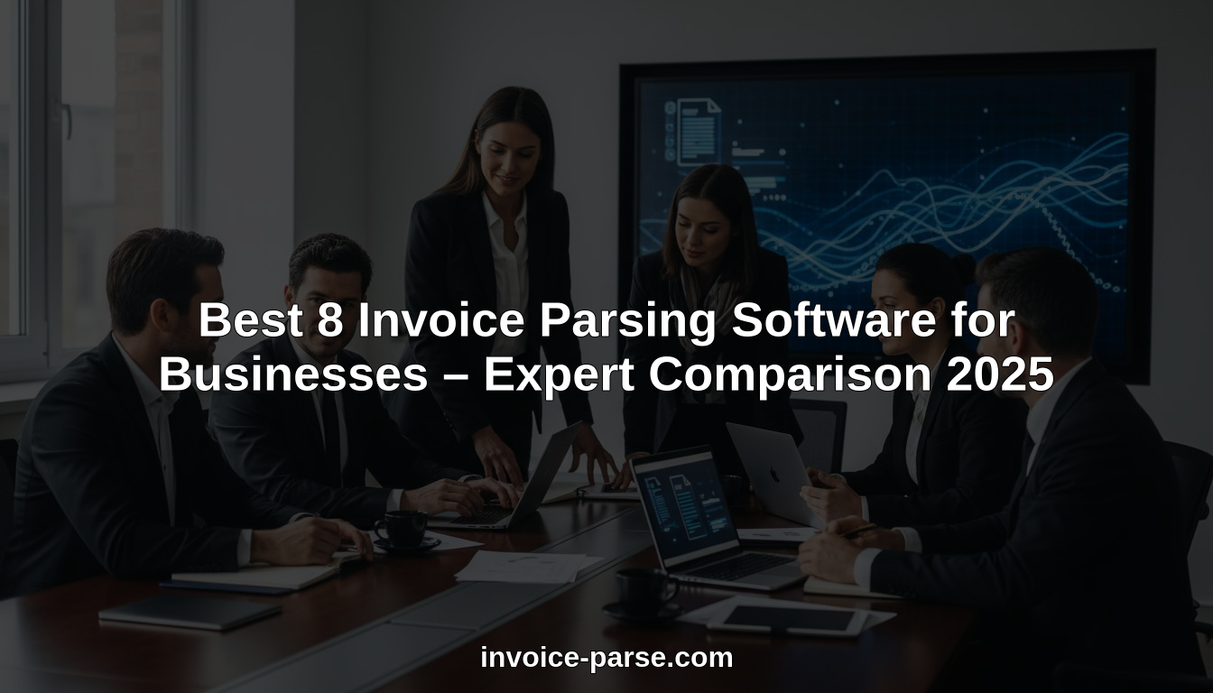 Best 8 Invoice Parsing Software for Businesses – Expert Comparison 2025