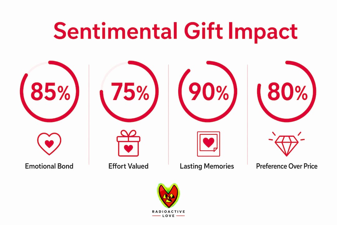 Infographic illustrating benefits of sentimental gifts