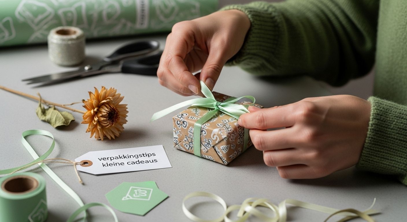 klein cadeau inpakken