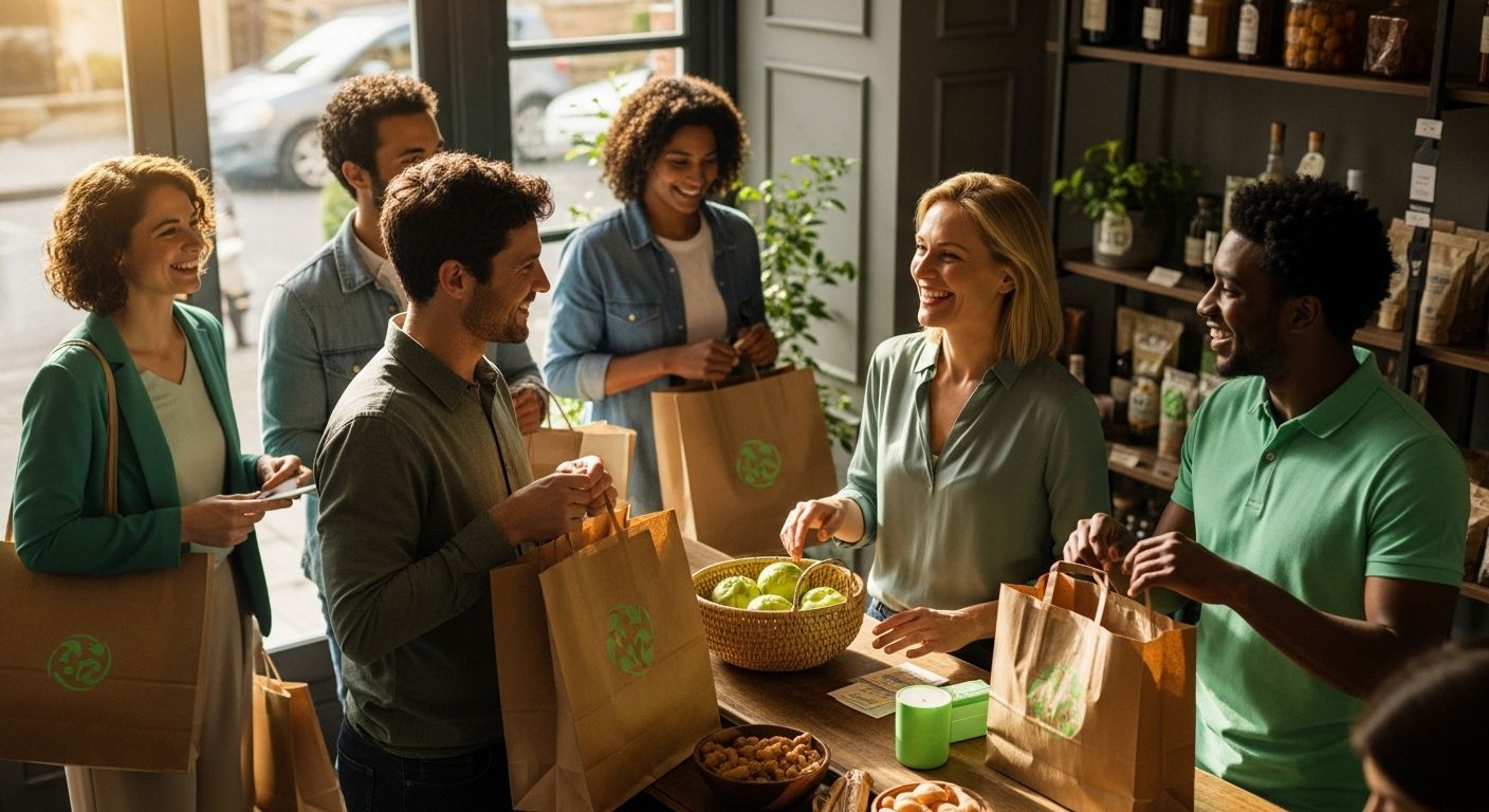 winkel papieren zakken voordelen