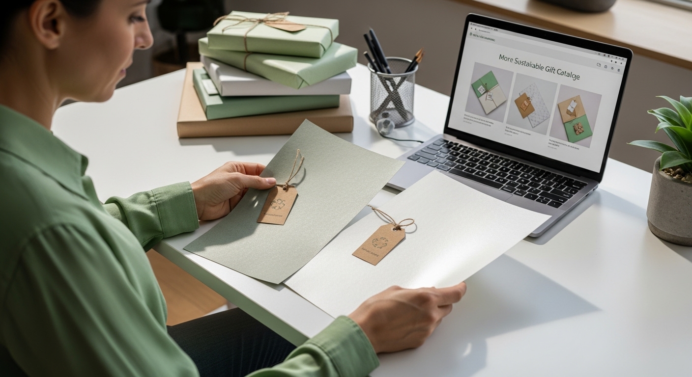 duurzaam cadeaupapier kantoor
